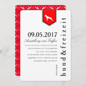 ボクサー・ハンデ・エインラドン 招待状 (正面/裏面)