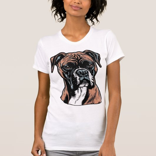 ボクサー・バディユーモアのあるー保護 Tシャツ (正面)