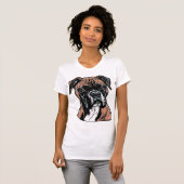ボクサー・バディユーモアのあるー保護 Tシャツ (正面フル)