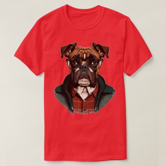 ボクサー・ヒップスター Tシャツ (デザイン正面)