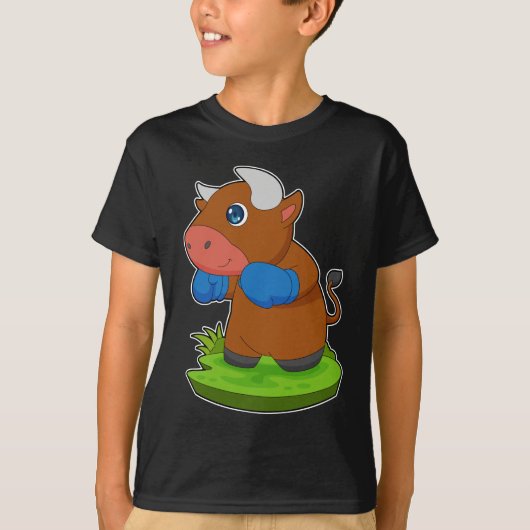 ボクサー ボクシング グローブ ボクシング Tシャツ (正面)