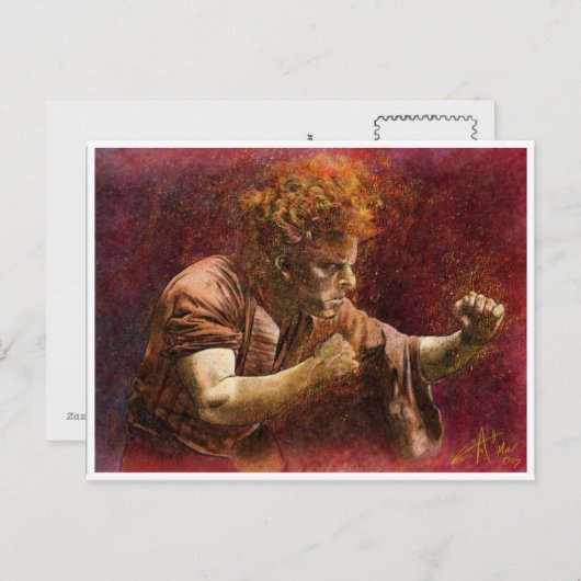 ボクサー ポストカード (正面/裏面)