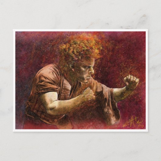 ボクサー ポストカード (正面)