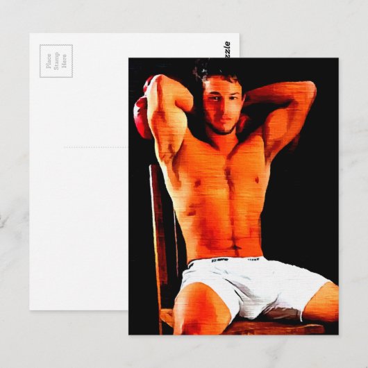 ボクサー ポストカード (正面/裏面)