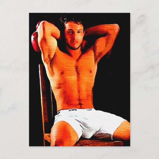 ボクサー ポストカード (正面)