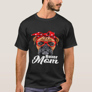 ボクサー・ママが大好き Tシャツ