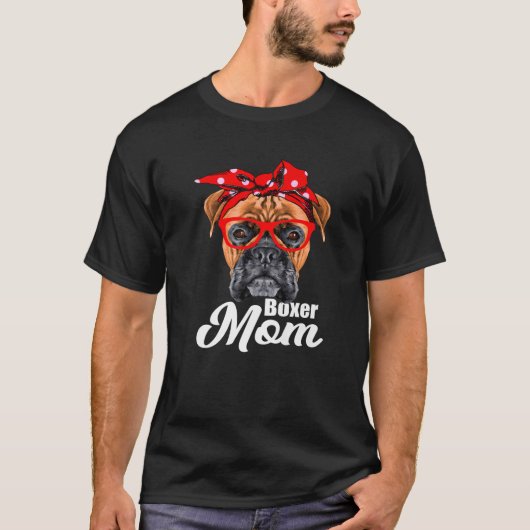 ボクサー・ママが大好き Tシャツ (正面)