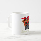 ボクサー・ママ コーヒーマグカップ (正面左)