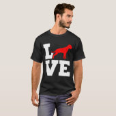 ボクサー・ラブ Tシャツ (正面フル)