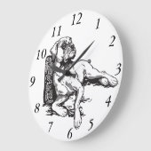 ボクサー ラージ壁時計 (傾斜)