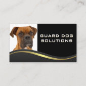 ボクサー | 動物訓練 | 黒黄波 名刺 (正面)