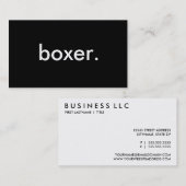 ボクサー 名刺 (正面/裏面)