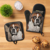 ボクサー 鍋つかみ&鍋敷きセット (トップダウン)