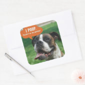 ボクサー – Iウンチ スクエアシール (封筒)