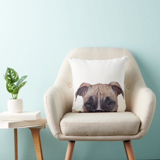 ボクサー、miartによる元の絵画のプリントの後をつけて下さい クッション (椅子)