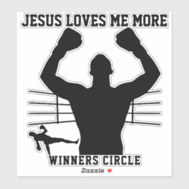 ボクサーJESUS LOVE ME MORE - Winners Circle シール