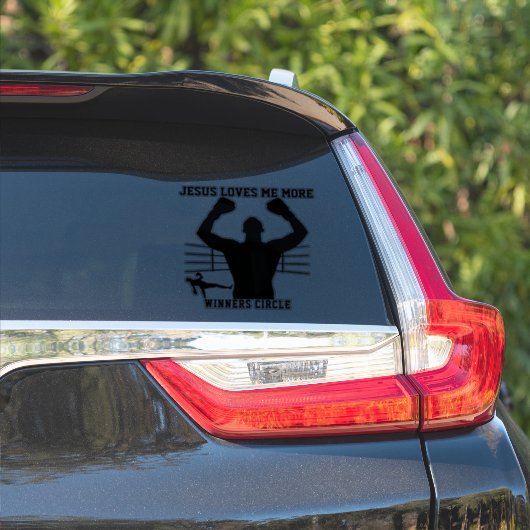 ボクサーJESUS LOVE ME MORE - Winners Circle シール (車体側面)