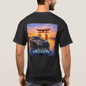 ボクサーTシャツを誇りに Tシャツ (裏面)