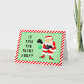 ボクシングおもしろいクリスマス シーズンカード (正面)