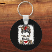 ボクシングおもしろいグローブメッシーパンボクシングママ キーホルダー (正面)