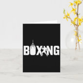 ボクシングおもしろいファイタージムグローブキックボクシングWom カード (黄色い花)