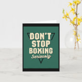 ボクシングしなストップい カード (黄色い花)