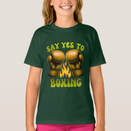ボクシングにイエス Tシャツ