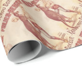 ボクシングのカンガルー ラッピングペーパー (ロールコーナー)