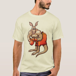 ボクシングのカンガルー Tシャツ