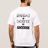 ボクシングのワイシャツ Tシャツ (裏面)