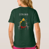ボクシングの伝説 | キッズ Tシャツ (裏面)