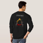 ボクシングの伝説 | メンズ長袖 Tシャツ (裏面フル)