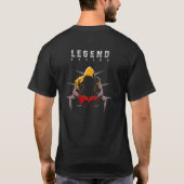 ボクシングの伝説 | 大人向け Tシャツ (裏面)