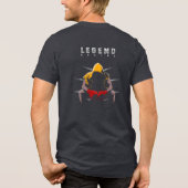 ボクシングの伝説 | 男性用 トライブレンドＴシャツ (裏面)