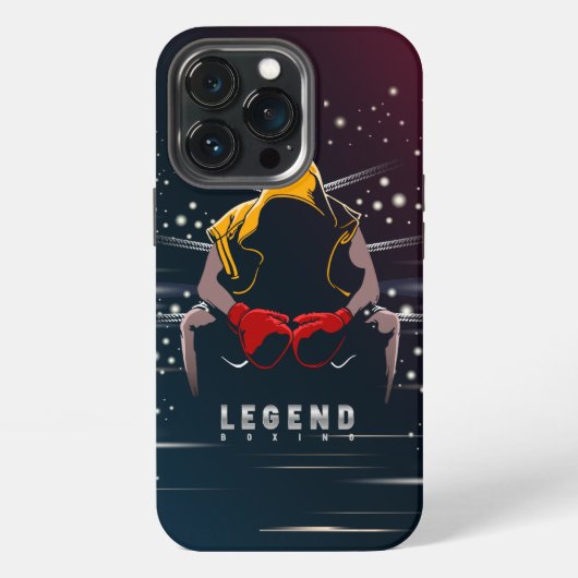 ボクシングの伝説 |  iPhoneケース (裏面)