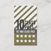 ボクシングの体育館の名刺 名刺 (正面)