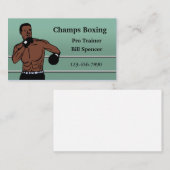 ボクシングの名刺 名刺 (正面/裏面)