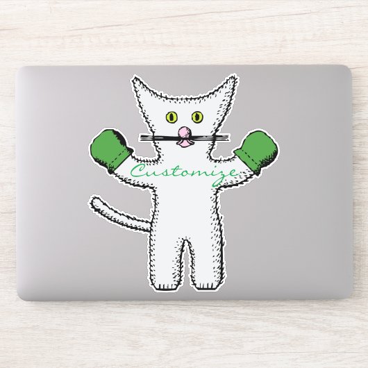 ボクシングの子猫とミッテンスThunder_Cove シール (コンピューター)