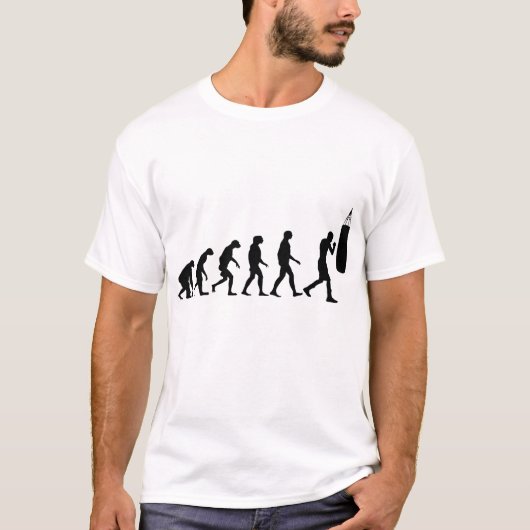 ボクシングの進化 Tシャツ (正面)