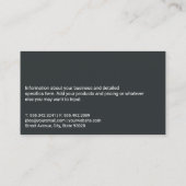 ボクシングぶら下がった手袋 |フィットネス名刺 名刺 (裏面)