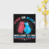 ボクシングをテーマにしたジェンダーがパーティーの引用文を明らかにする カード (黄色い花)
