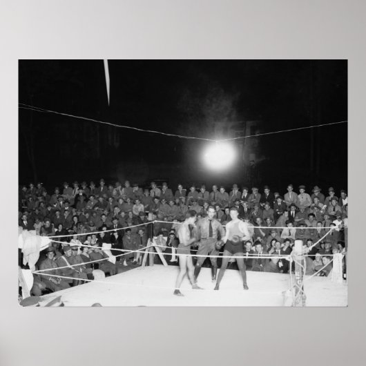 ボクシングアットウォルター・リード, 1920年代 ポスター (正面)