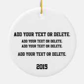 ボクシングオーナメント セラミックオーナメント (裏面)