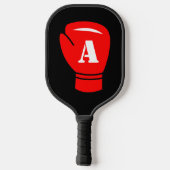 ボクシングカスタムグラブ付きピックボールラケットデザイン ピックルボールラケット (裏面)