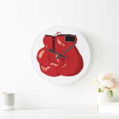 ボクシングカッコいい手袋時計 ラージ壁時計 (ホーム)