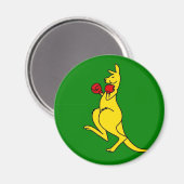 ボクシングカンガルー収集品 マグネット (正面/裏面)