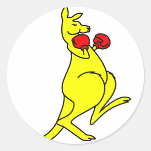 ボクシングカンガロ ラウンドシール