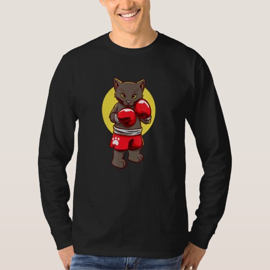 ボクシングキャットキットボクサー Tシャツ (正面)