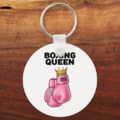 ボクシングクイーンズウーメンボクシングガールズボクサーボクシング1 キーホルダー (正面)
