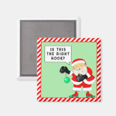 ボクシングクリスマスストッキングスタッフホリデーギフト マグネット (正面/裏面)